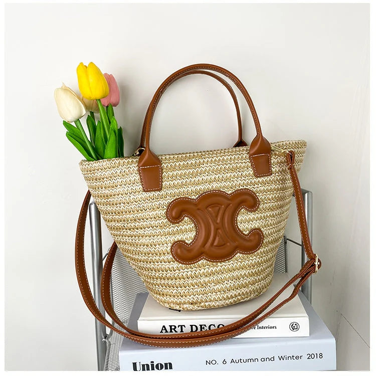 【小物】大容量カゴバッグG21738