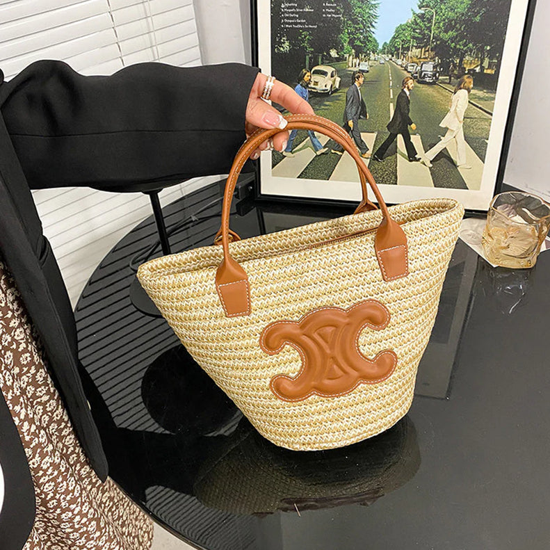 【小物】大容量カゴバッグG21738