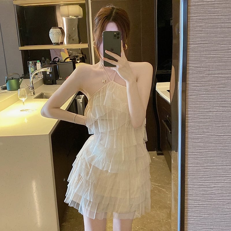 【dress】ホルターネックワンピース　M30152
