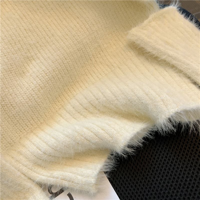 【tops】パールニットセーターアームカバー付き　M26419