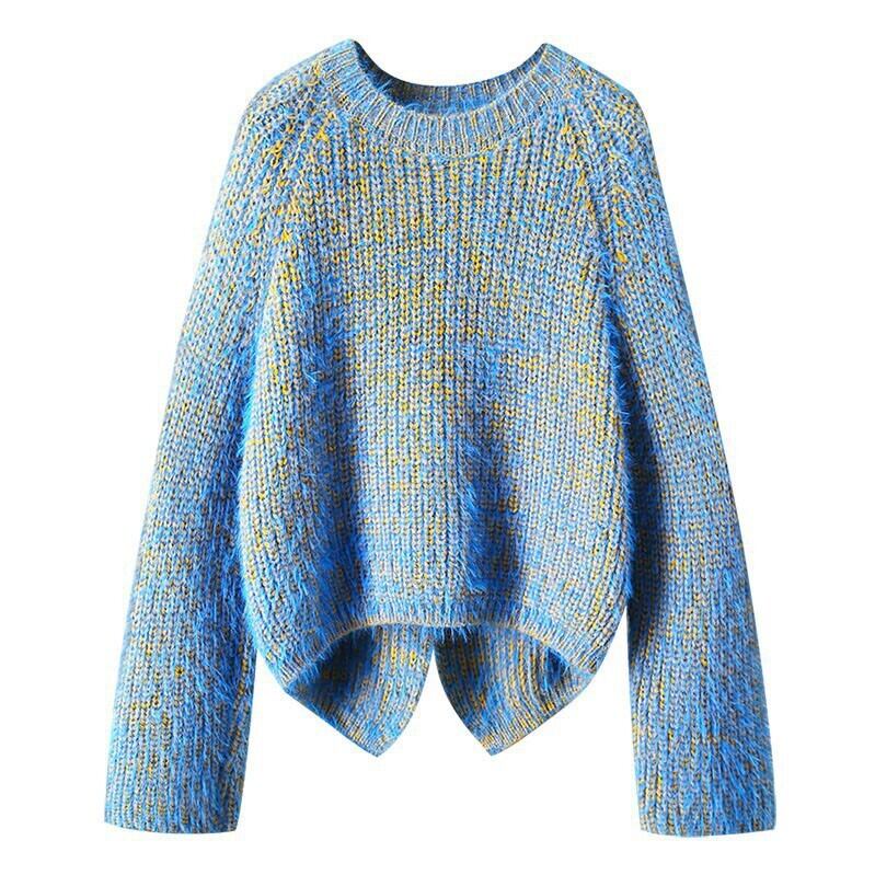 【tops】クルーネックニットセーター　M27844