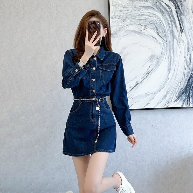 【dress】デニムワンピース　M25741