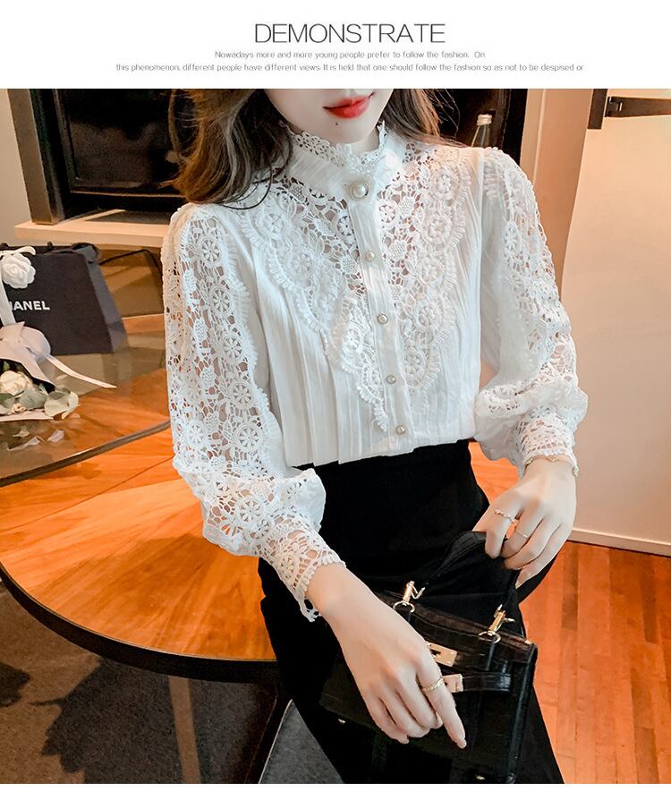【tops】レースブラウス　M29073