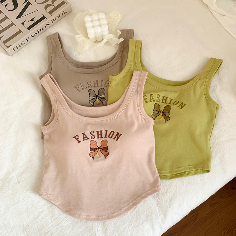【tops】プリントキャミソール　M25085