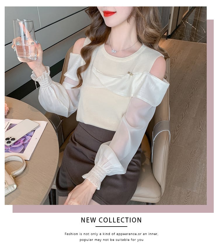 【tops】オフショルダートップス　M29037
