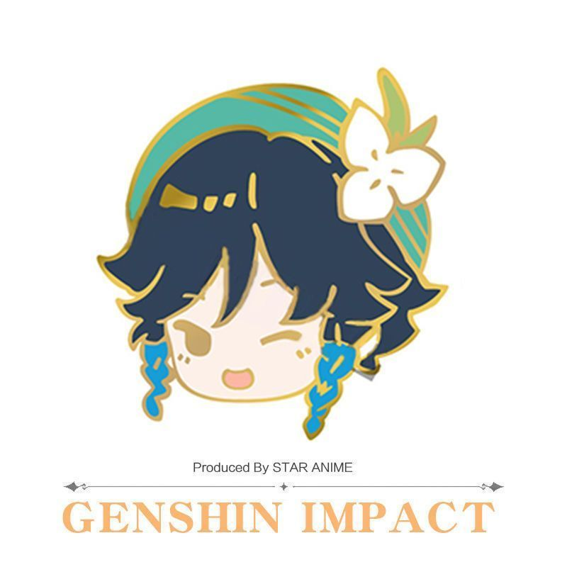 【GOODS】原神 金属 プローチ Q2556