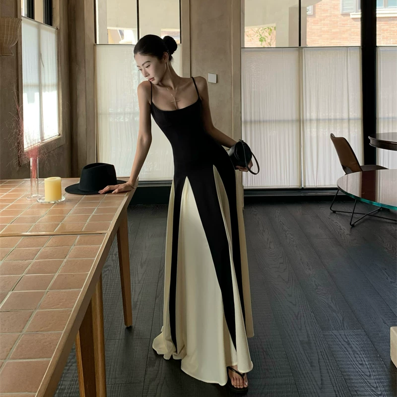 【dress】ロングキャミワンピース Q8394