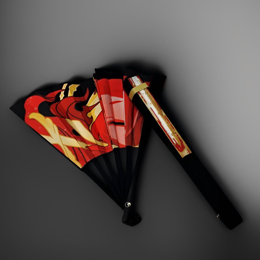 【GOODS】崩壊スターレイル  帰忘の流離人 両面 扇子 8寸Ｑ2148