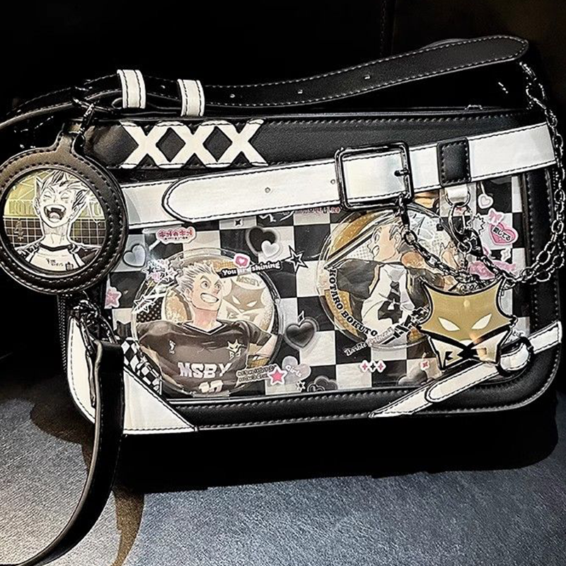 【GOODS】痛バック チェーン ショルダーバッグ Ｑ2242