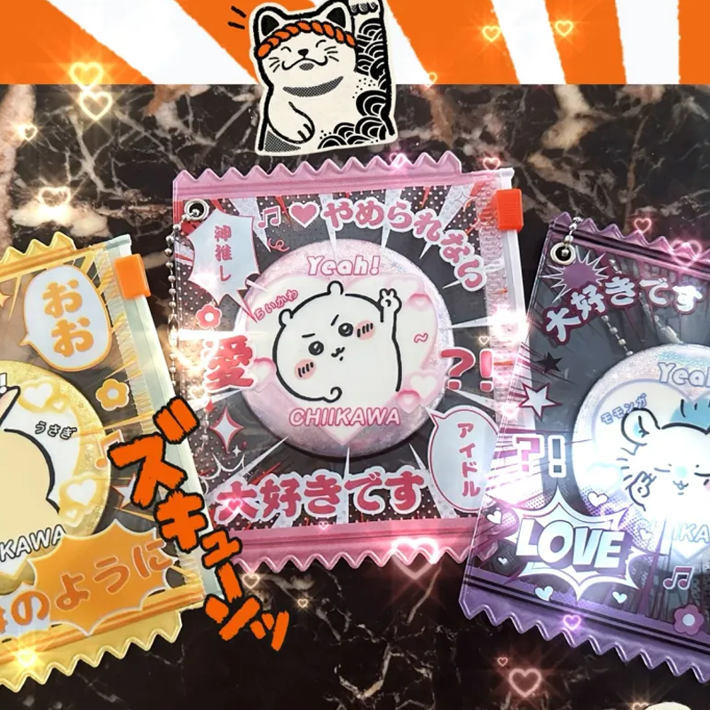 【GOODS】漫画風 PVC 58-75MM 缶バッジ ホルダー カバー Q2222