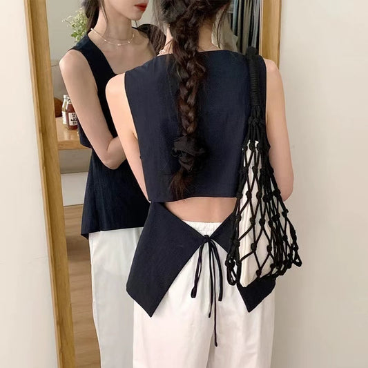 【tops】ノースリーブブラウスG22131