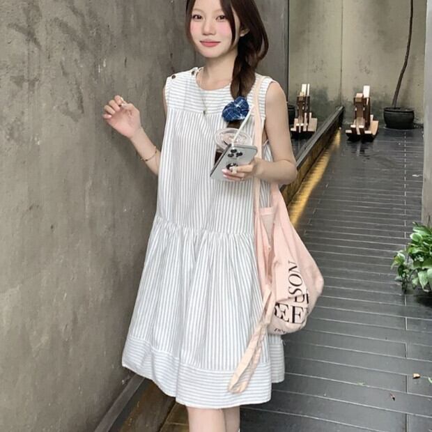 【dress】ノースリーブワンピース　M30110