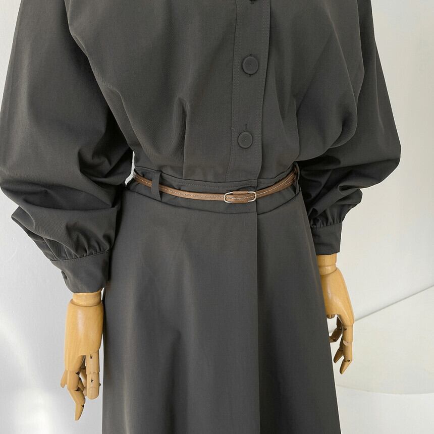 【dress】OL、通勤ワンピースベルト付き　M29620