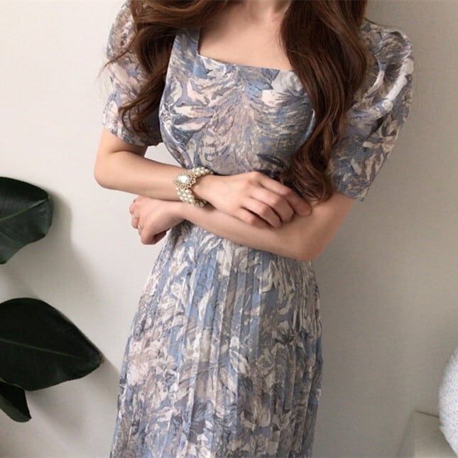 【dress】プリントワンピース　M24231