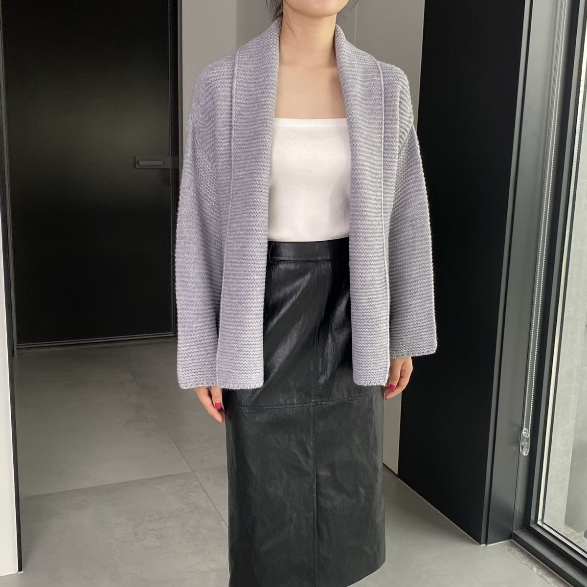 【outer】ニットカーデ　M18733