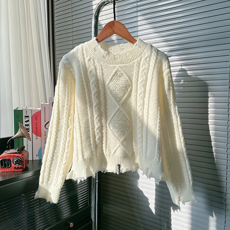 【tops】ニットセーター　M25643