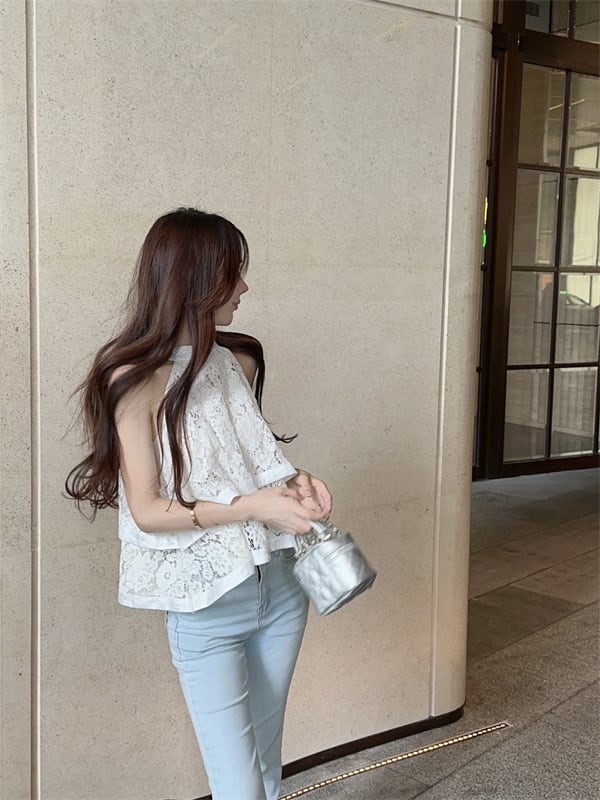 【tops】ノースリーブレーストップス　M24637