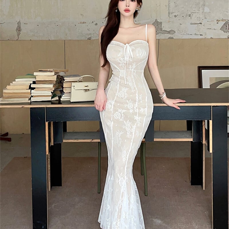 【dress】レースキャミワンピース　M24770