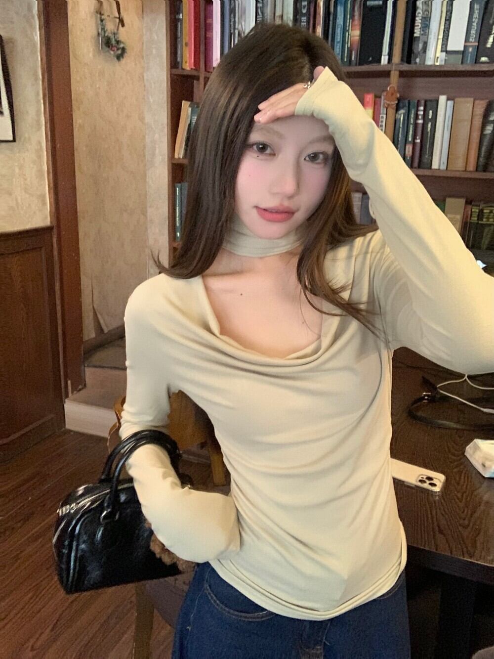 【tops】長袖Tシャツ　M29084