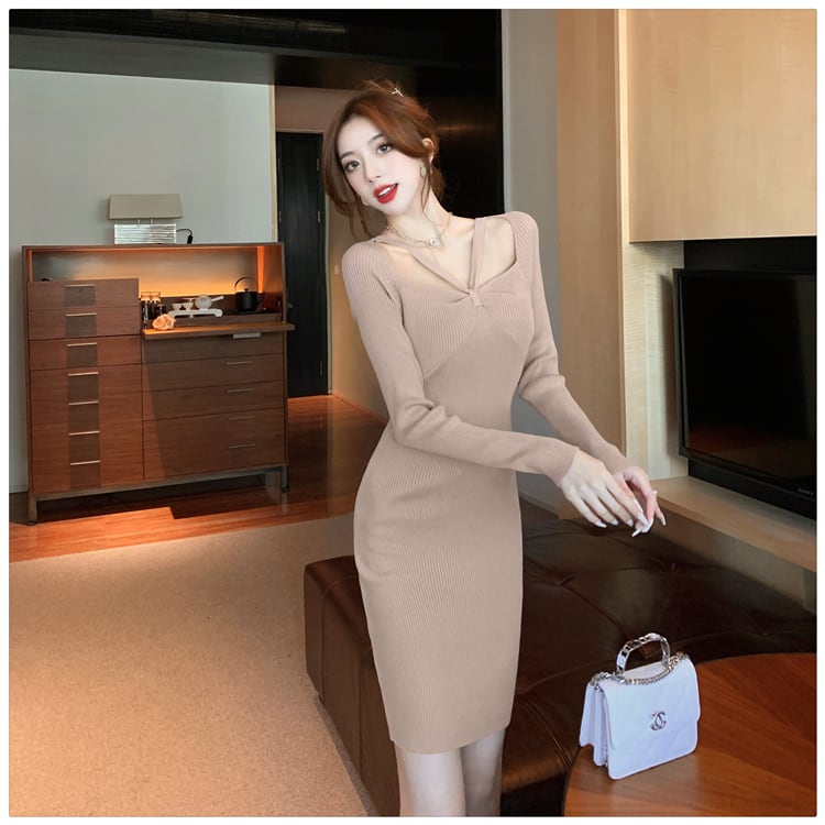 【dress】ニットワンピース　M27466