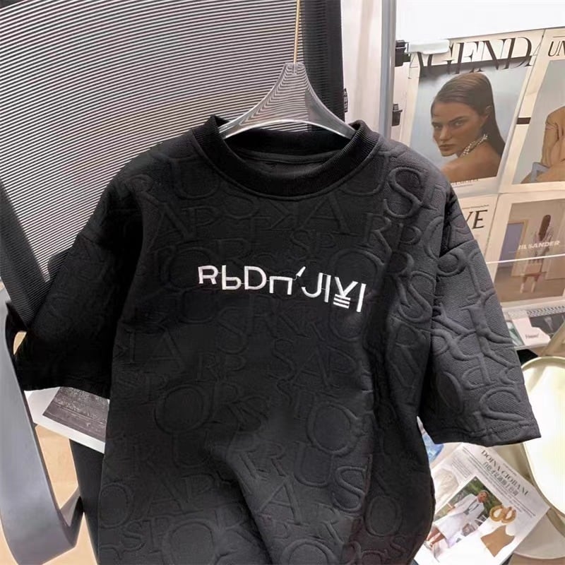 【set】英字柄Ｔシャツ+ショートパンツ2点セットF7378