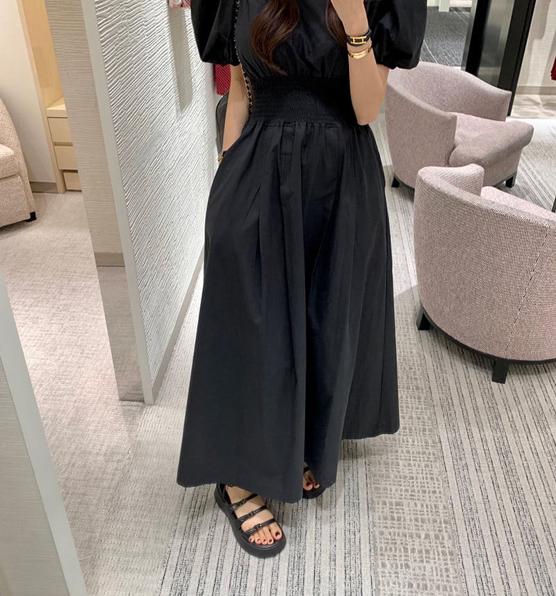 【dress】パフスリーブワンピース　M29779