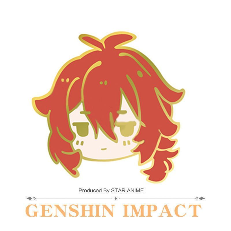 【GOODS】原神 金属 プローチ Q2556