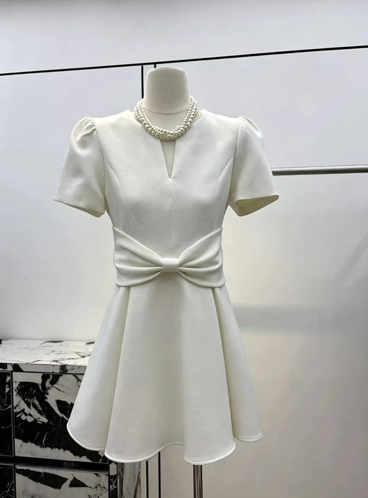 【dress】リボンミニワンピース　N3591