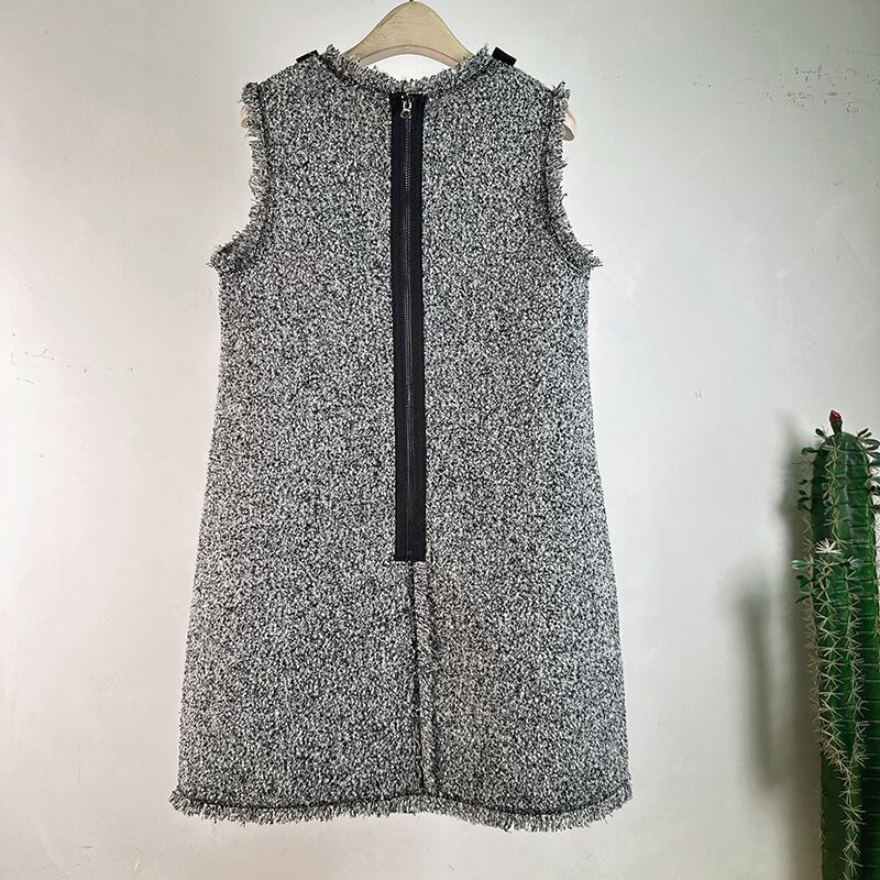 【dress】ツイードベストワンピース　M27625