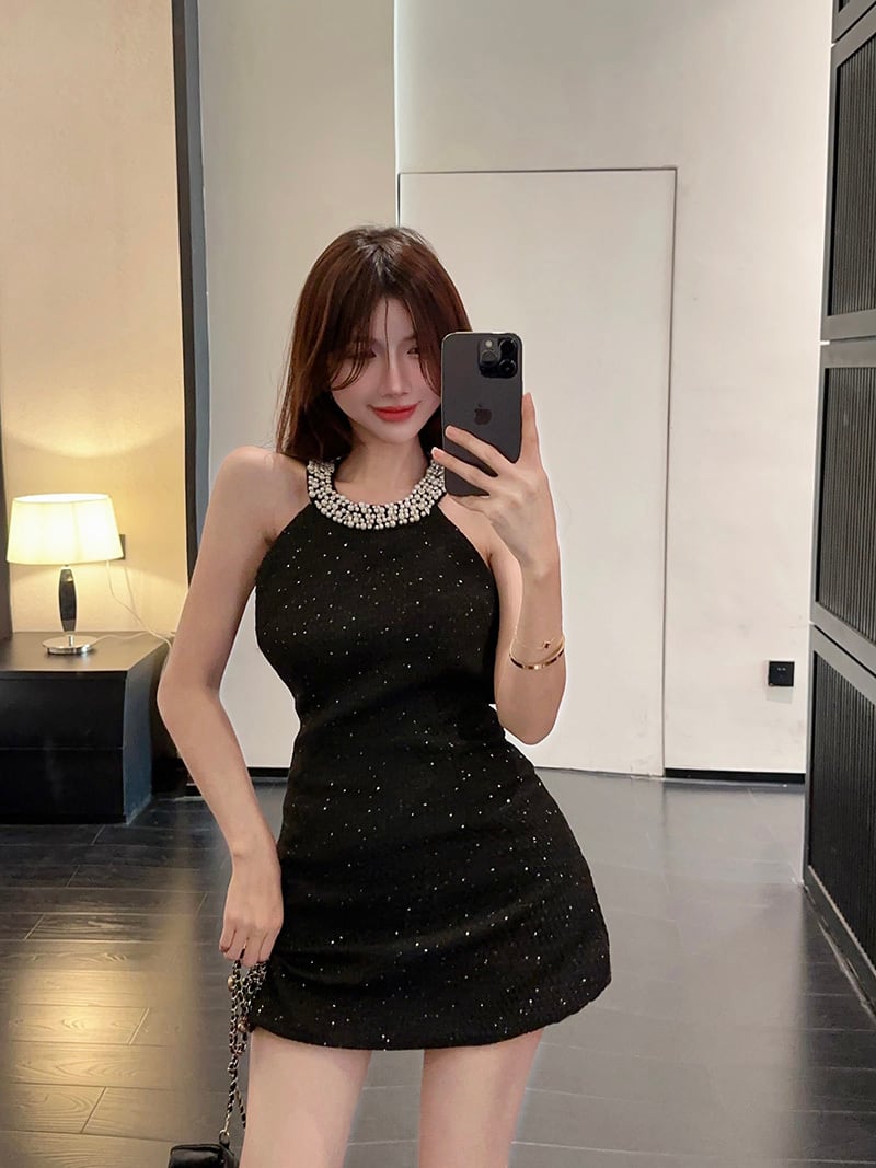 【dress】ホルターネックワンピース G20090