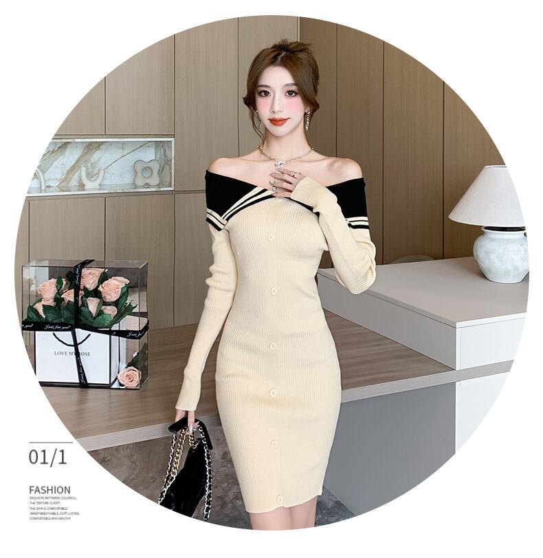 【dress】ニットワンピース　M18770