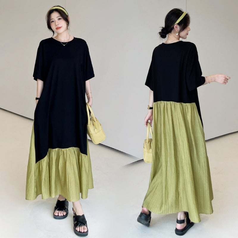 【dress】切り替えワンピース　M25159