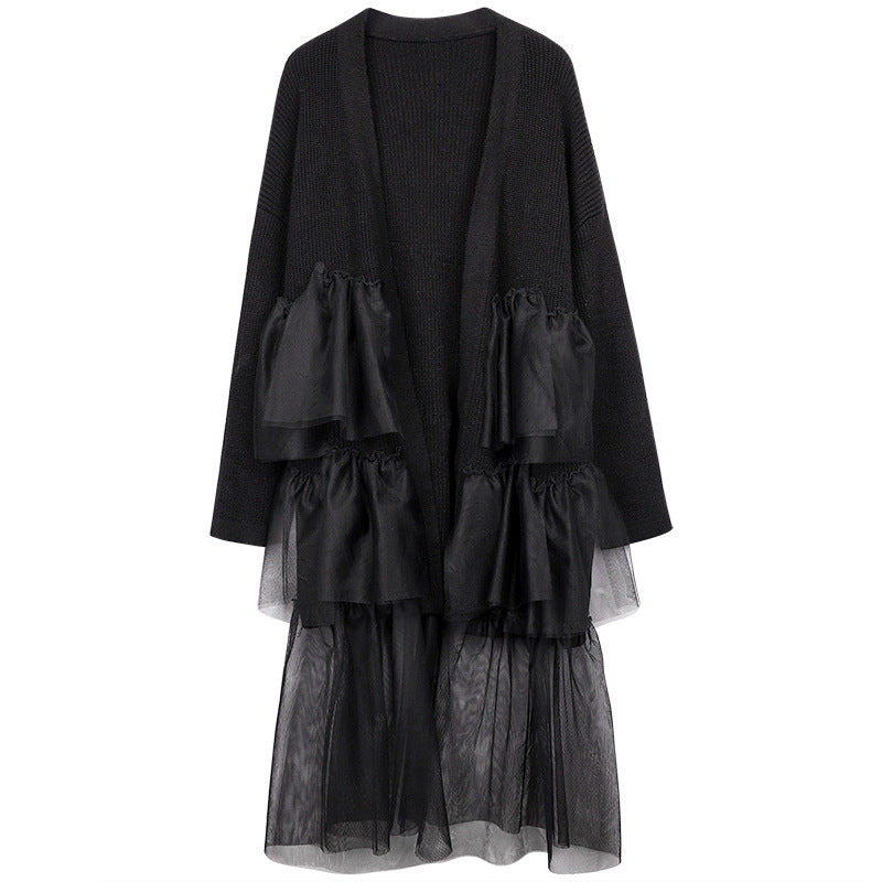 【outer】長袖ニットカーディガンF8342