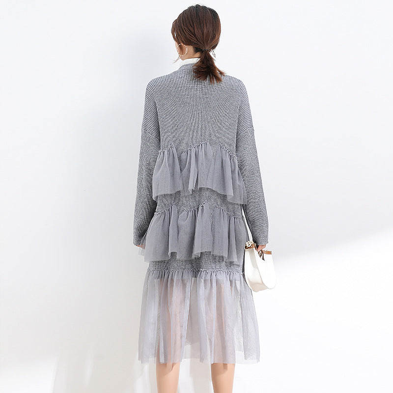 【outer】長袖ニットカーディガンF8342