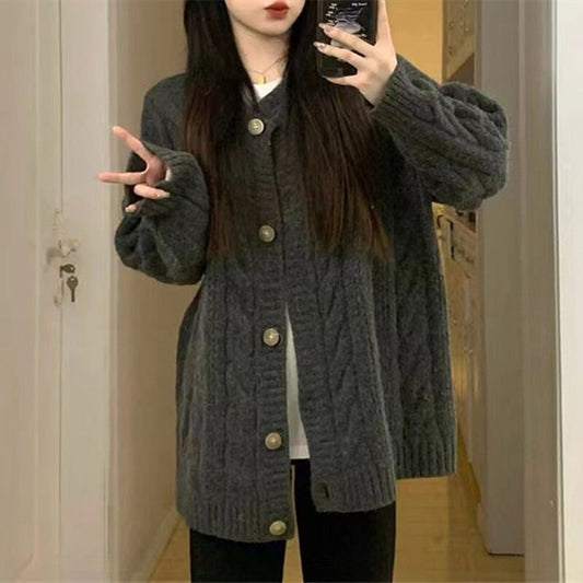 【outer】ニットカーデ　M25383