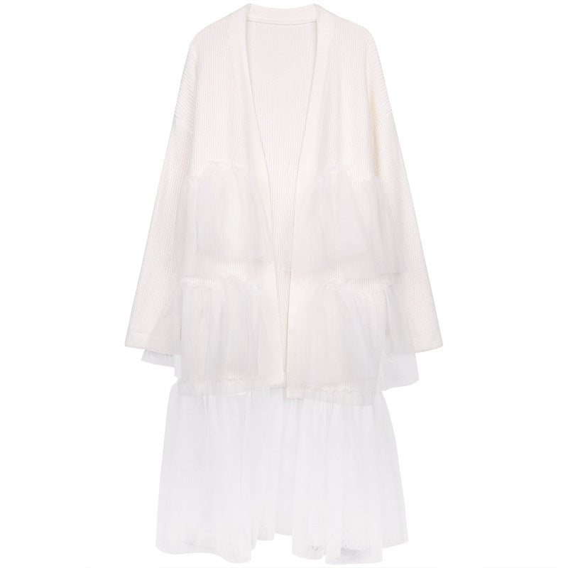 【outer】長袖ニットカーディガンF8342