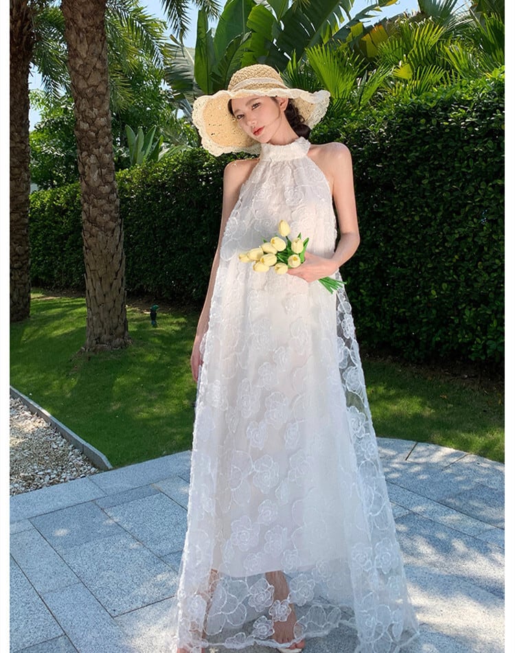 【dress】ホルターネックワンピース　M25290