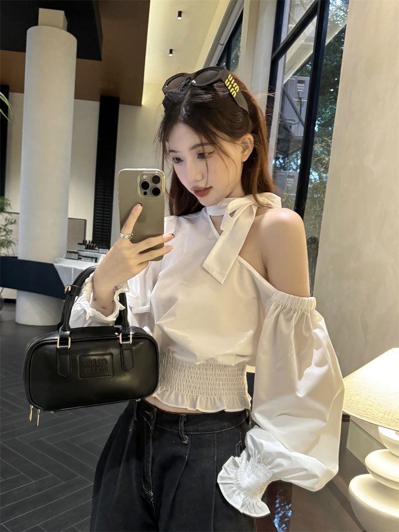 【tops】オフショルダートップス　M25543
