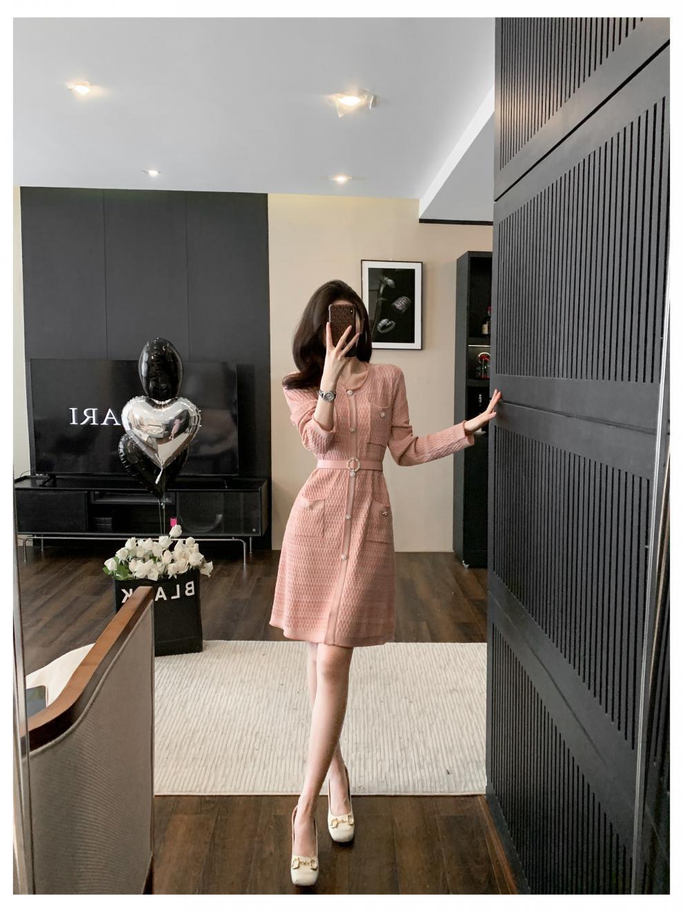 【dress】ニットワンピース　M25608