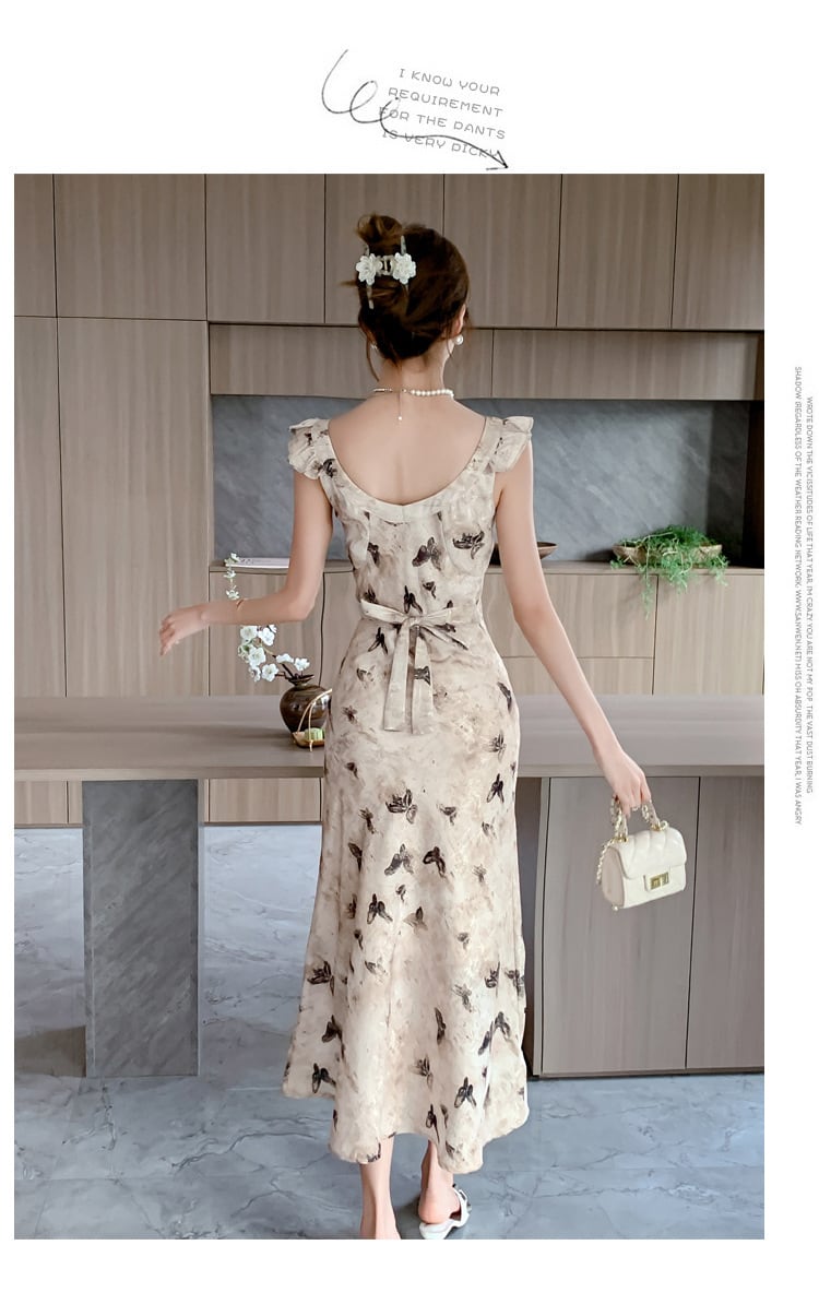 【dress】プリントキャミワンピース　M23963