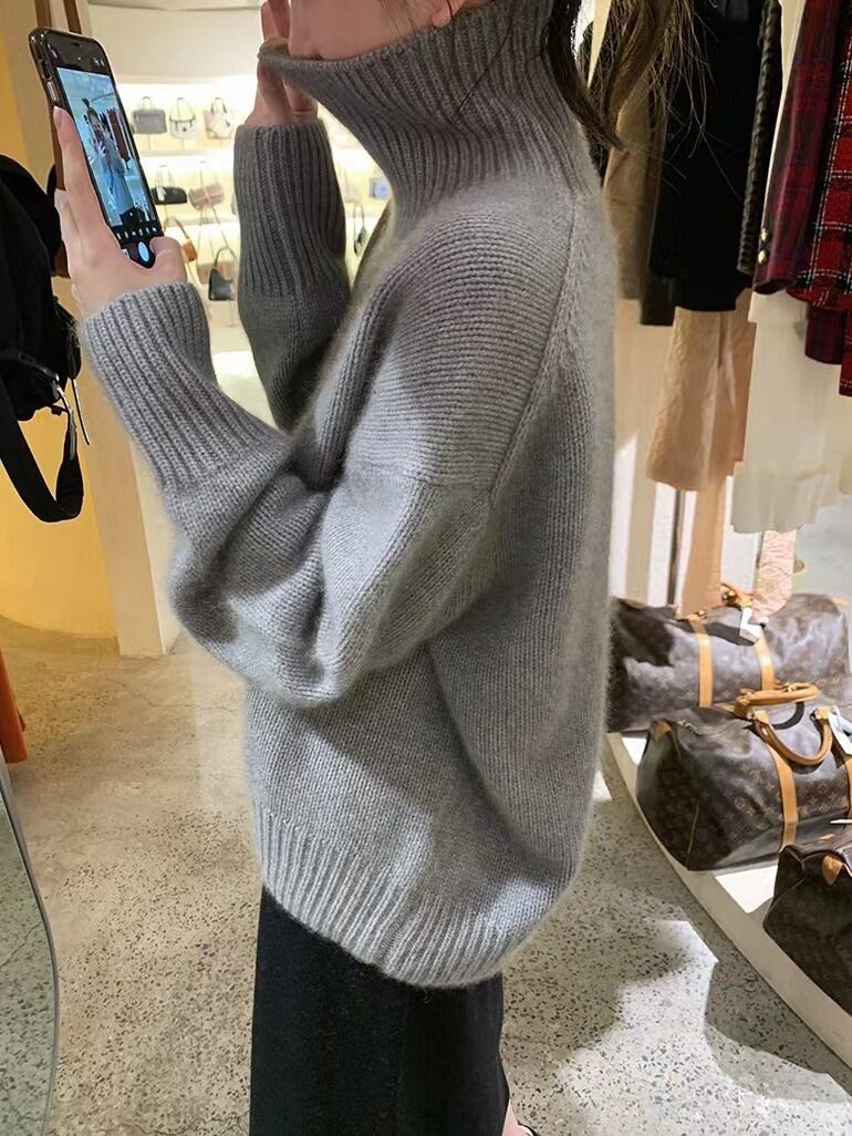 【tops】ハイネックニットセーター　M28804