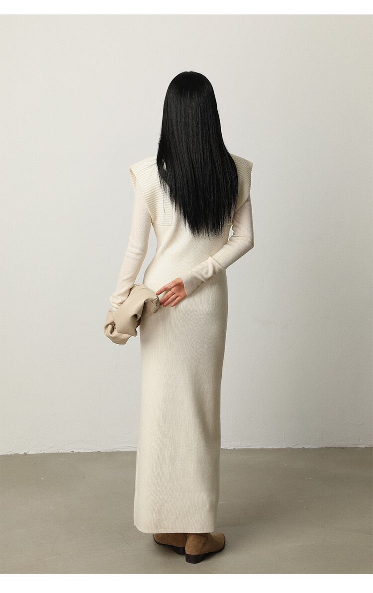 【dress】ノースリーブニットワンピース　N2809