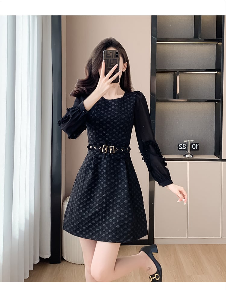 【dress】フランス風Aラインワンピース G19631