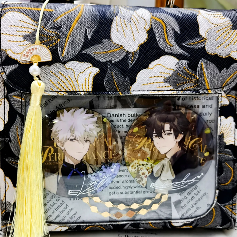 【GOODS】痛バッグ 刺繍 ショルダーバッグ Ｑ2271