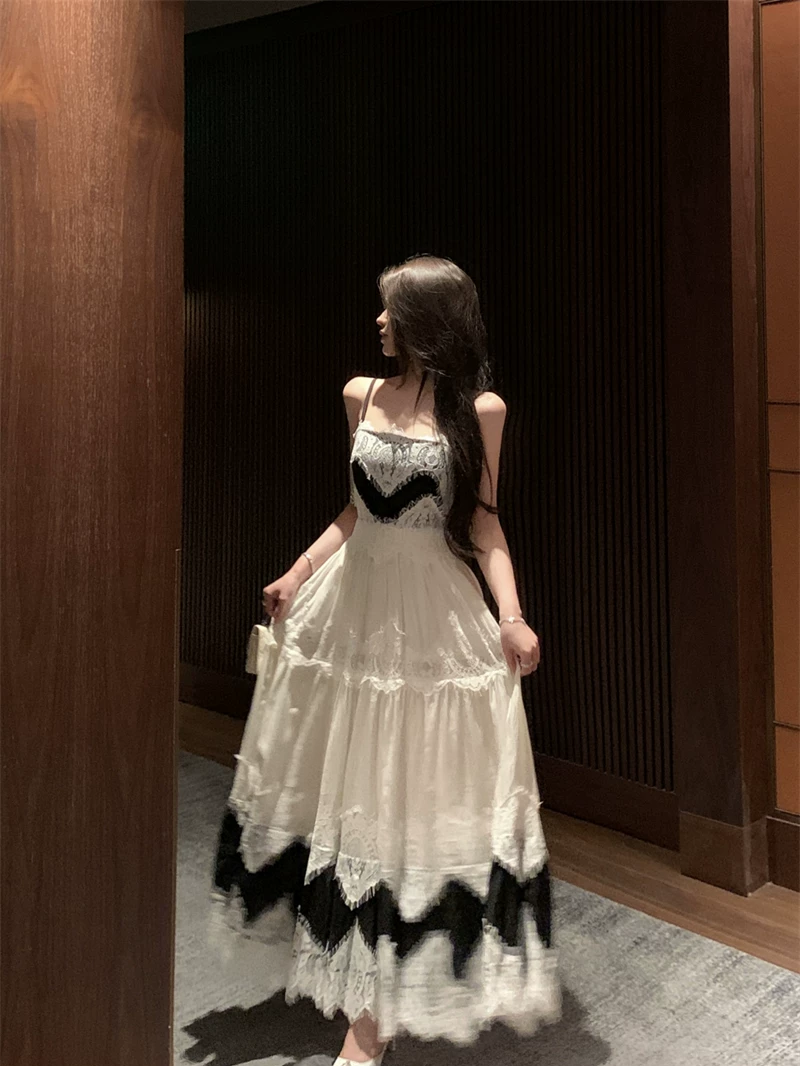 【dress】レースドッキングキャミワンピース　M31993