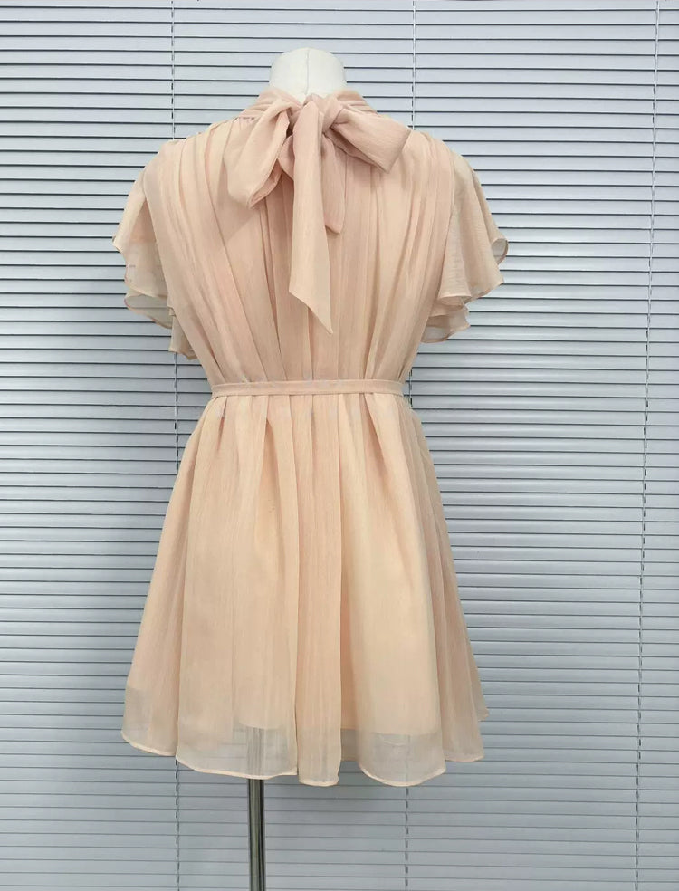 【dress】ビーズVネックワンピース Q8768