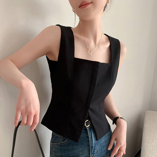 【tops】スリットキャミソールF7624