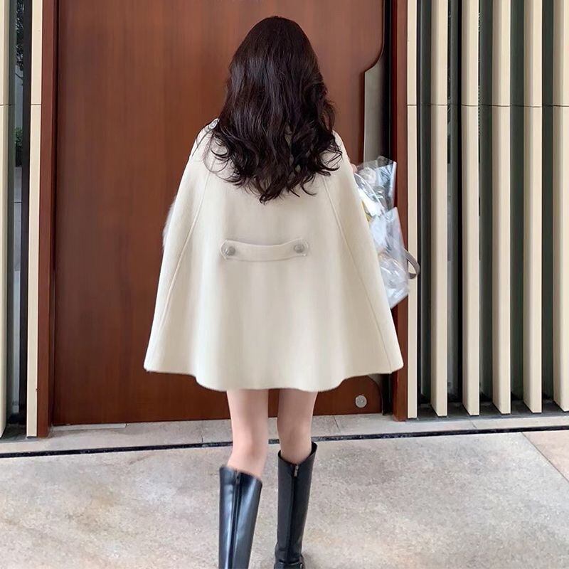 【outer】ファーケープコート　N2029