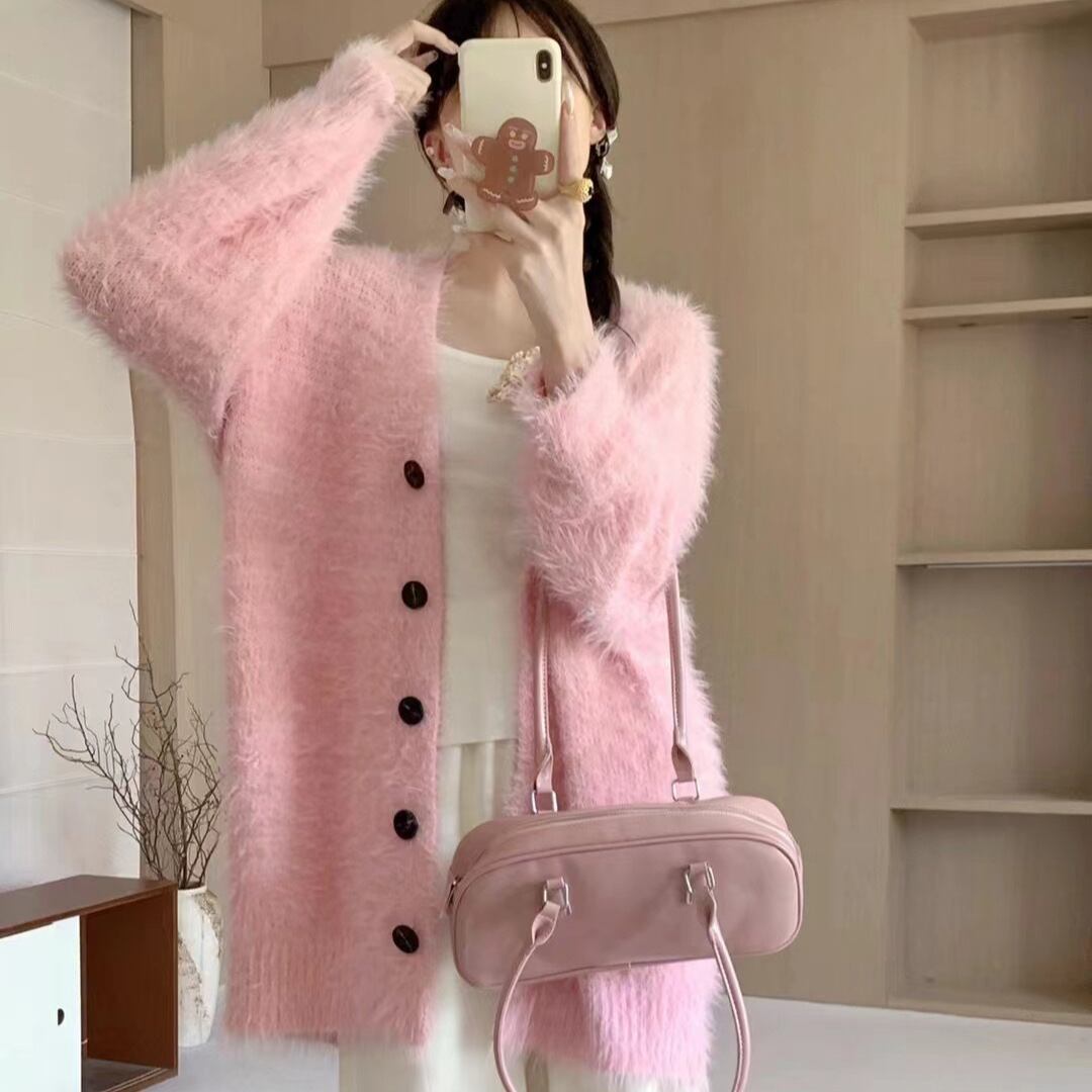【outer】ニットカーデ　M27326