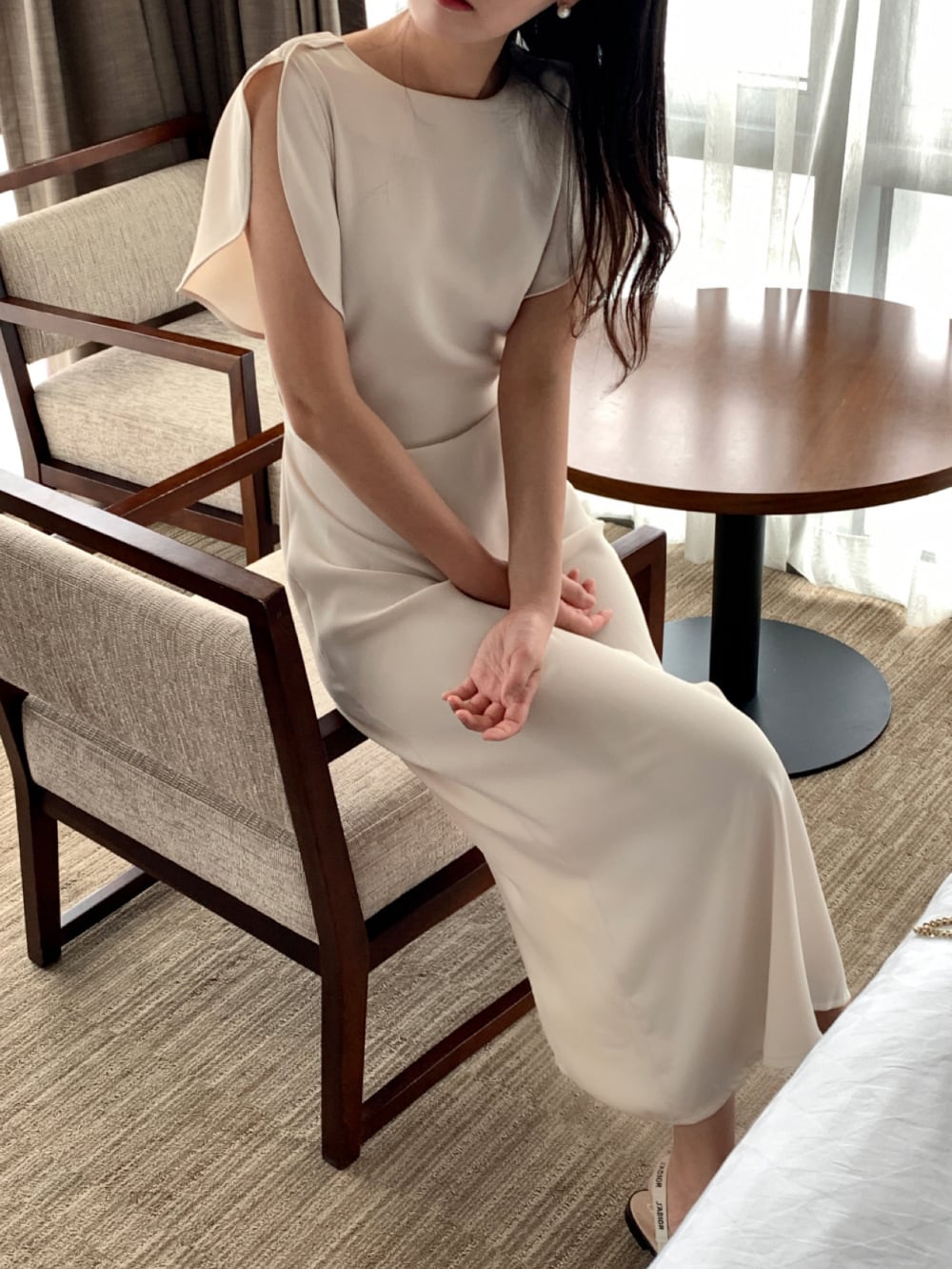 【dress】無地ワンピース　M24728